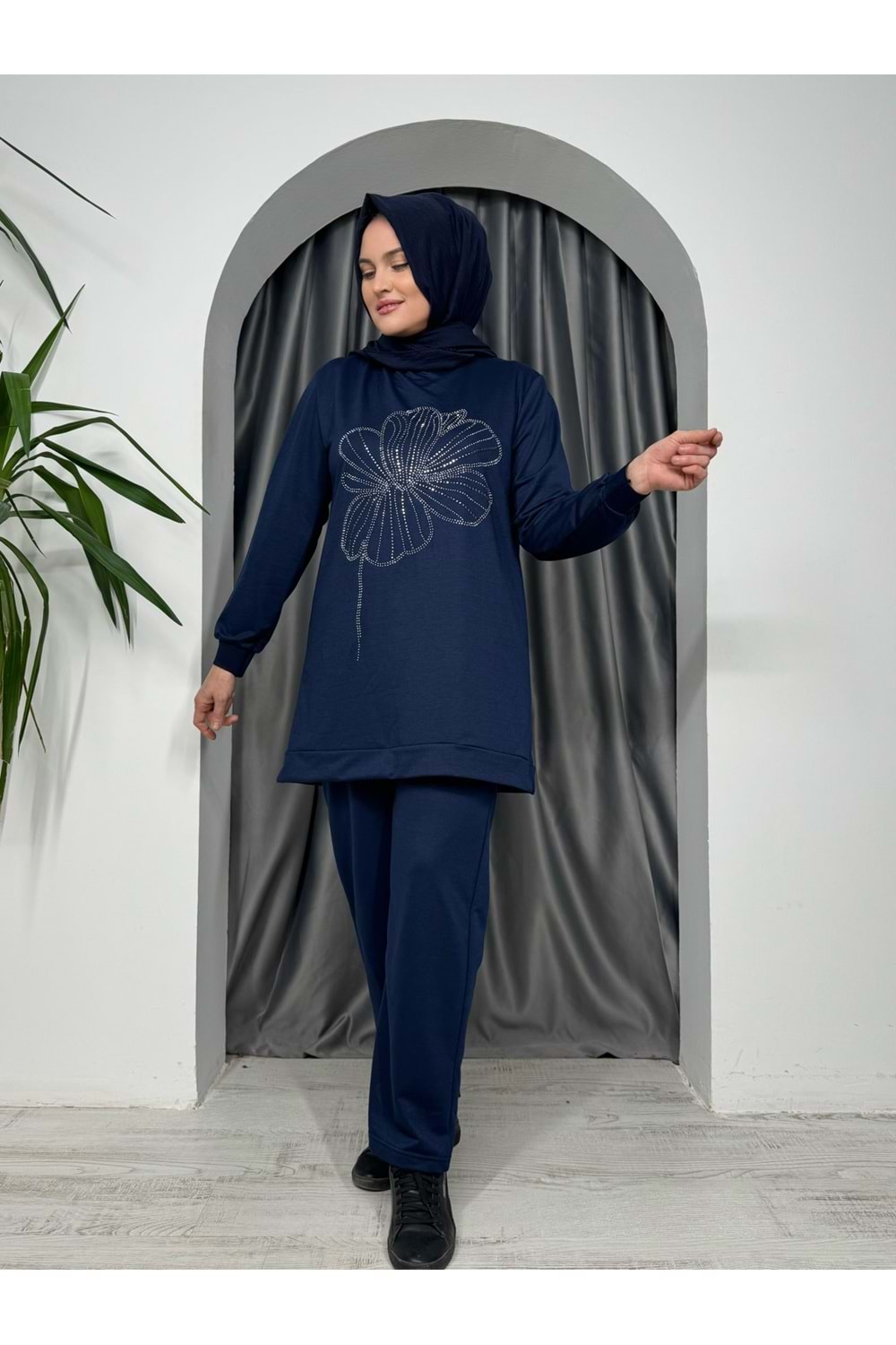 Yonca Desen Takım 1112 TK - Lacivert - 38-40