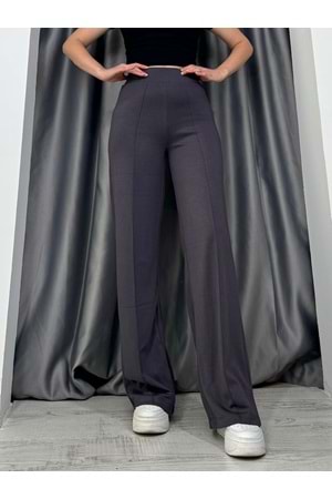 Oysho Çımalı Salaş Pantolon 25272 - Füme - S - AZRA05088-Füme-S