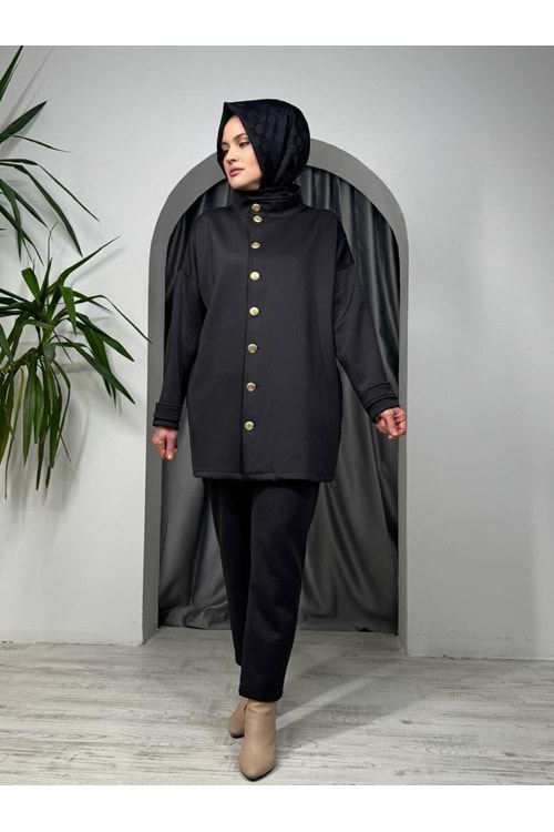 Hakim Yaka Takım 1239 - azra fashion - Siyah - 40