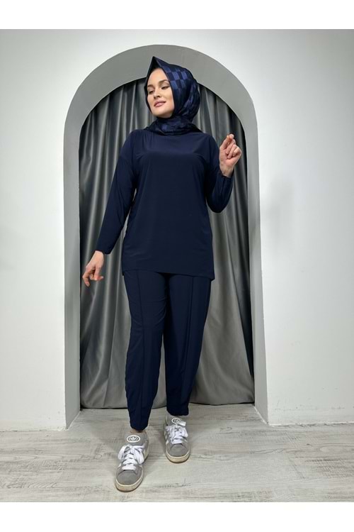 Sendi Makaslı Çımalı Takım 3371 - Lacivert - S - AZRA05338-44439